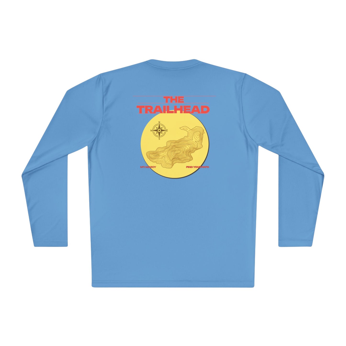 Marcy Topographic Map — Long Sleeve T-Shirt