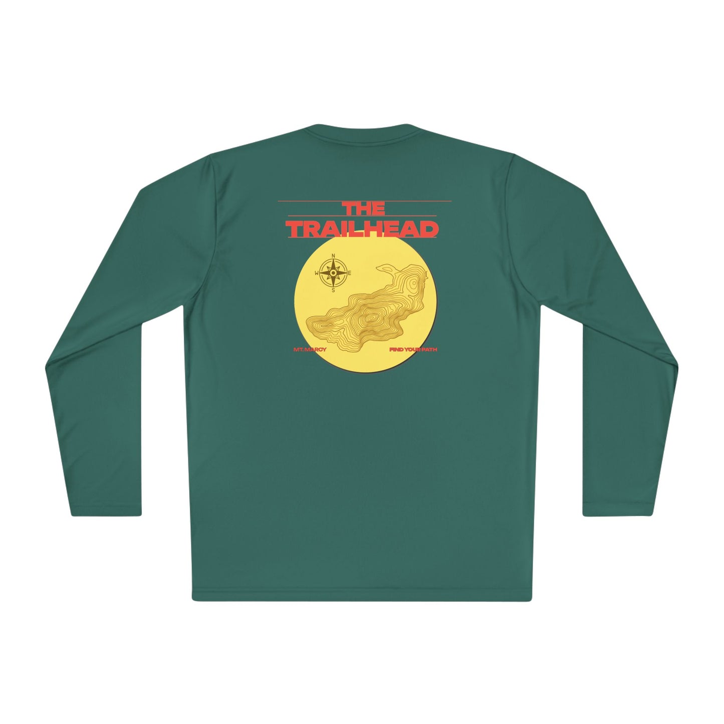 Marcy Topographic Map — Long Sleeve T-Shirt