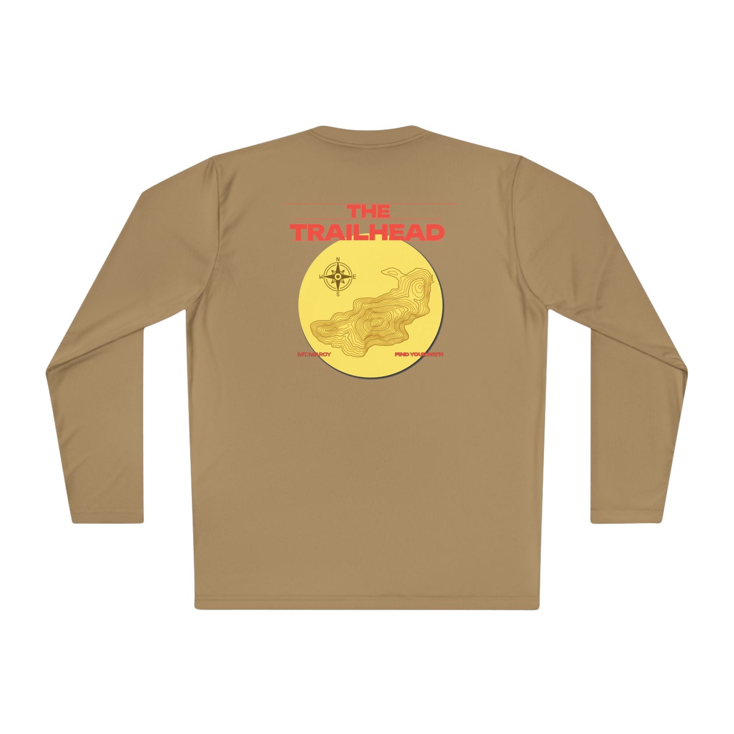 Marcy Topographic Map — Long Sleeve T-Shirt