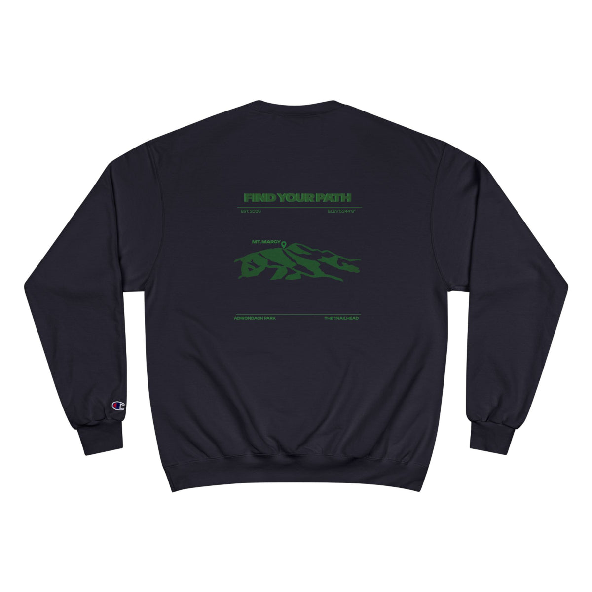 Mt.Marcy Adirondack — Champion Crewneck