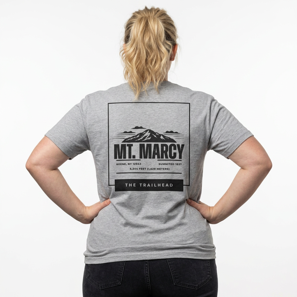 Mt.Marcy Adirondack Summit — Short Sleeve T-Shirt