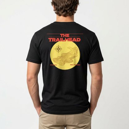 Marcy Topographic Map — Short Sleeve T-Shirt