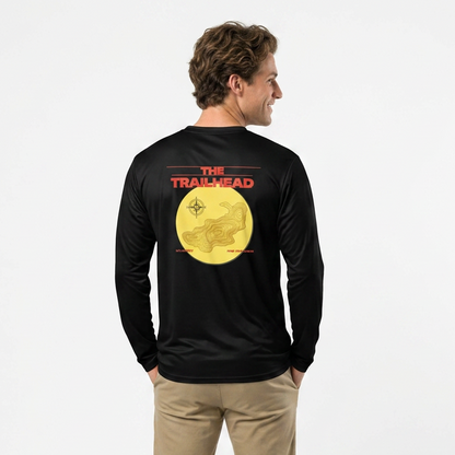Marcy Topographic Map — Long Sleeve T-Shirt