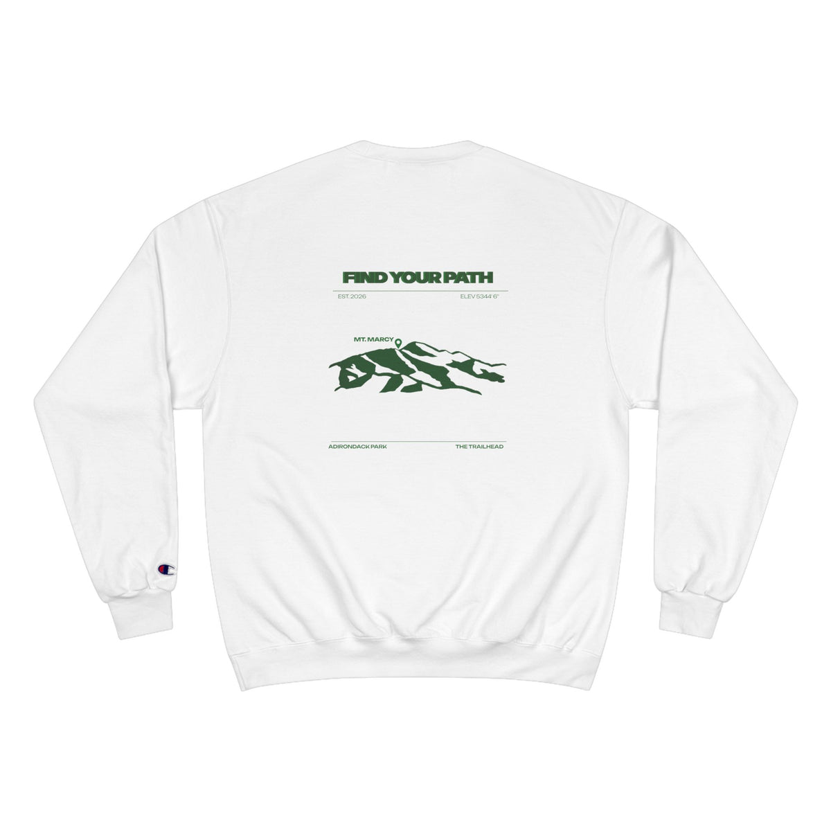Mt.Marcy Adirondack — Champion Crewneck
